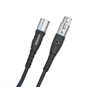 Cabo para Microfone XLR PW-M-25 7,62m Blindagem Dupla Cobre Ultrapuro Preto D'Addario Cabo para Microfone XLR PW-M-25 7,62m Blindagem Dupla Preto D'Addario
