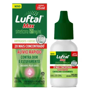 Luftal Max 150mg/ml Sabor Cereja Gotas 15ml