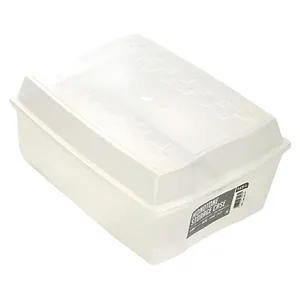 Caixa Organizadora Watts Monotone Transparente 33x25x15,5cm (MP)