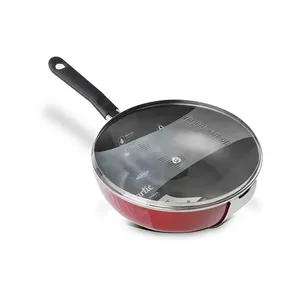 Panela Wok Brinox Garlic 24cm Tampa de Vidro