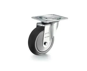 Rodizio GLR 412 BPNC Resina Termoplástica Cinza Capacidade 110kg - Rod-car