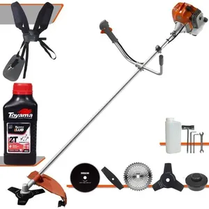 Roçadeira Rl520acntk 52cc + 4 Lâminas De Corte + óleo Toyama
