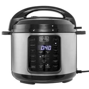Panela de Pressão Elétrica Black+Decker PP900G Gourmand Gris 5L 900W Inox Inox / 110