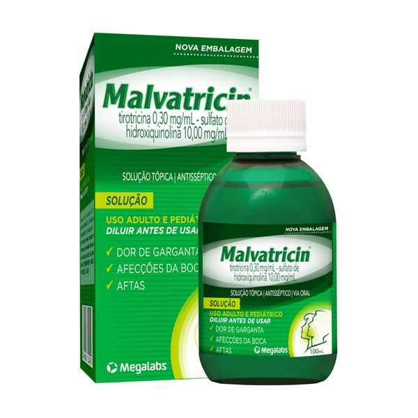 Enxaguante Bucal Malvatricin 100ml