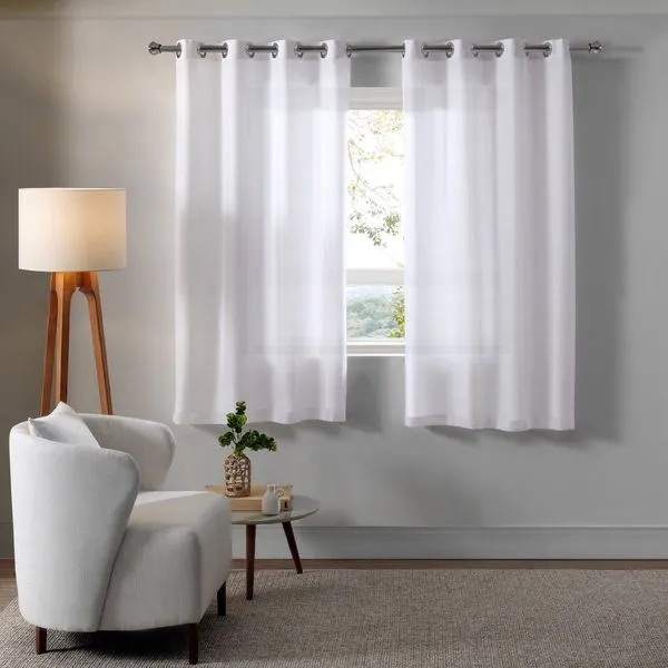 Cortina Bella & Co Pratika 300X170cm Bellini Branco (MP)