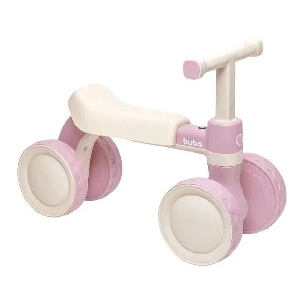 Bicicleta De Equilíbrio Infantil Buba Com Som Rosa 18824 (MP)