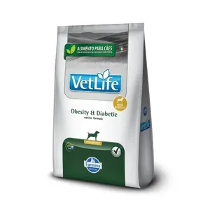 Ração Vet Life Natural Mini Canine Obesity e Diabetic 2kg