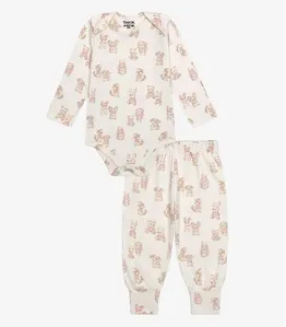 Conjunto Body com Calça Menina Trick Nick Bege P