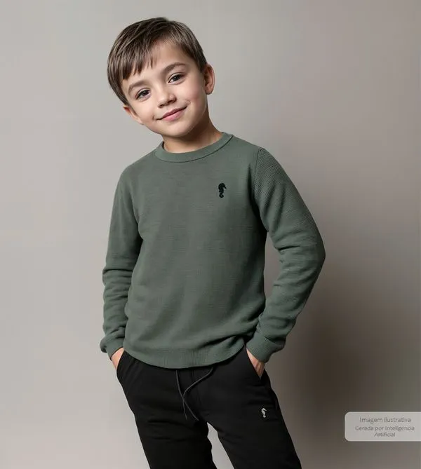 Conjunto Malha For Boys - 1251052 Verde - 10