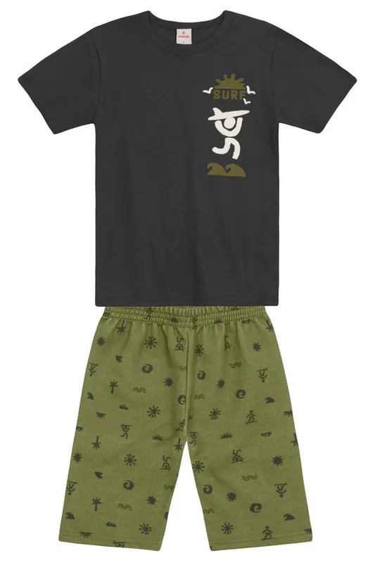 Conjunto infantil menino de surf em puff Brandili - 4