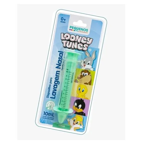 Seringa Para Lavagem Nasal Looney Tunes Verde Agpmed