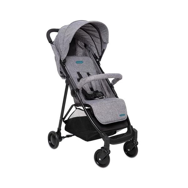 Carrinho de Bebê Berço Bebeliê Cinza de 0 a 15kg
