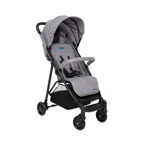 Carrinho de Bebê Berço Bebeliê Cinza de 0 a 15kg
