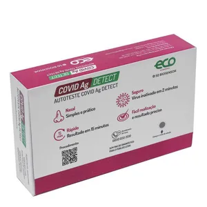 Autoteste Covid-19 Nasal Ag Detect 5 Unidades
