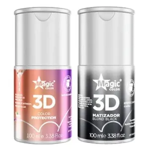 Kit Matizador E Máscara Diluidora Magic Color 100ml Grafite (MP)