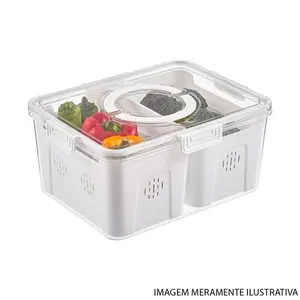 Organizador De Alimentos Yepp Com Tampa E Alça 29x22x14cm (MP)