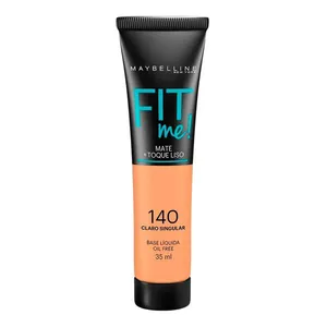 Base Líquida Maybelline Fit Me! Oil Free 140 Claro Singular 35ml