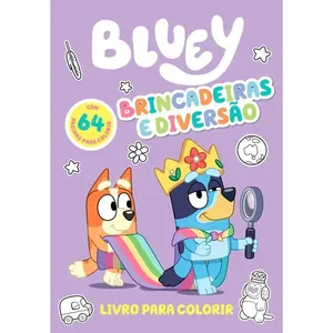 Livro para Colorir - Bluey - Brincadeiras E Diversão - Catavento