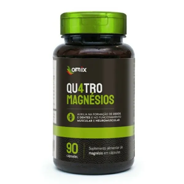 Quatro Magnésios Omix 120 Cápsulas