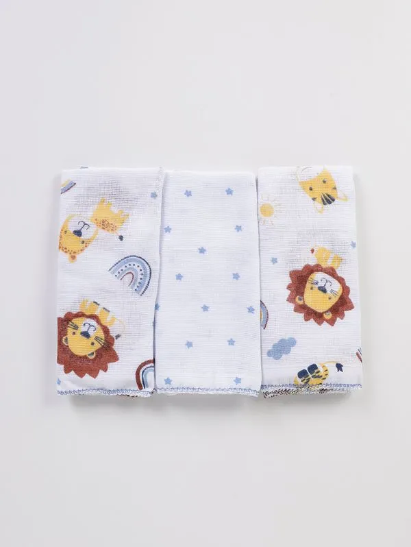Babete Infantil Para Bebê - AZUL