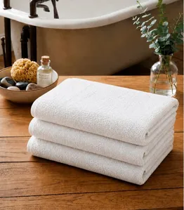 Kit 3 Toalhas De Rosto De Algodão Rovitex Home Branco UN