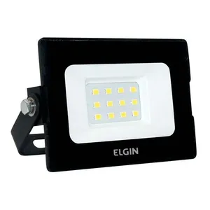 Projetor Led 10W 6500K Branca Fria Preto Bivolt