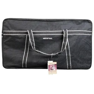 Bolsa de Viagem Latcor em Poliéster 80x36x45cm Preto F-41223