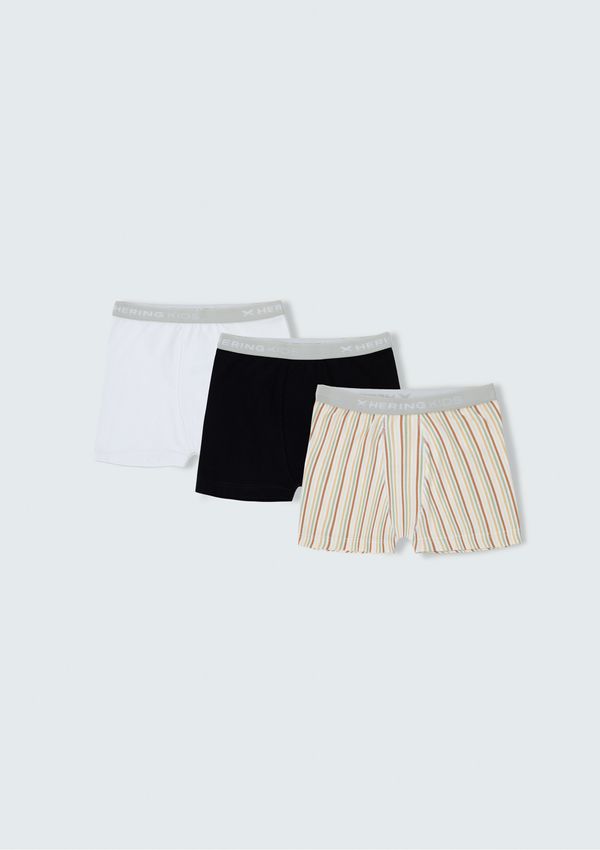 Kit Com 3 Cuecas Infantil Boxer - Multicolorido 012