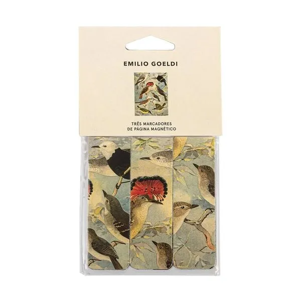 Marcador De Página Magnético Emilio Goeldi Aves