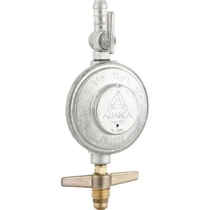 Regulador de Gás Blindado 1kg-h Modelo 504-01 sem Manômetro para Botijão P13 Até 13kg Aliança Importação Regulador de Gás Blindado 1kg-h 504-01 para Botijão P13 Até 13kg sem Manômetro Aliança Importação