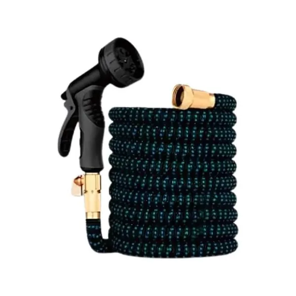 Mangueira Kepper Poliéster 15mts Conector Metal Azul Com Preto