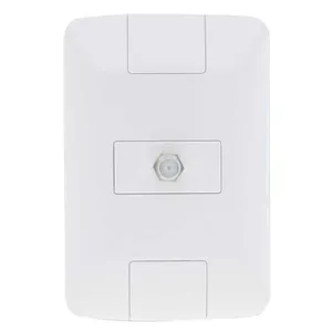 Tomada Coaxial Tv/video - Linha Aria - Tramontina - Branco - Modular - Fixação Facilitada