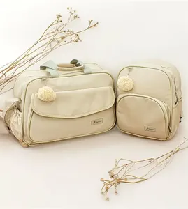 Kit Bolsa/Mochila com Trocador Amsterdam - Marfim Marfim