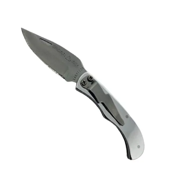 Canivete de Bolso Original Médio para Camping e Pesca com Lâmina em Aço Inoxidável 6 e 5 cm e Cabo em Alumínio Leve Canivete de Bolso Original Médio com Lâmina em Aço Inoxidável 6 e 5 cm e Cabo em Alumínio
