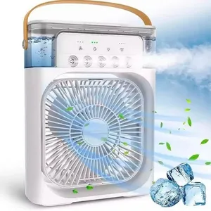 Mini Ventilador Climatizador De Ar Com Reservatorio Água Branco