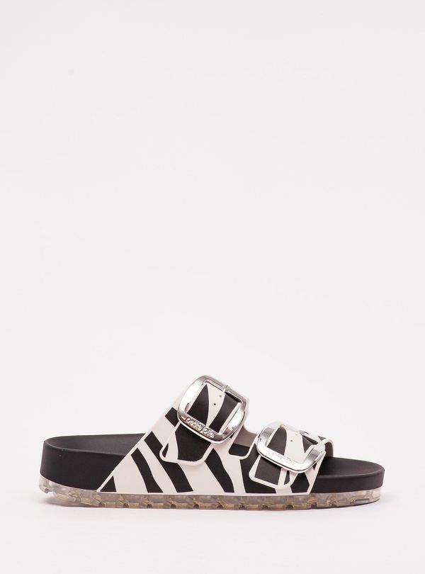 Chinelo Petite Jolie Lovin' Flat White/Preto PJ7498 35