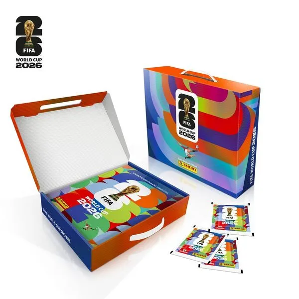 Box Álbum Copa Do Mundo 2026 - Capa Dura + 50 Envelopes (Maleta Premium)