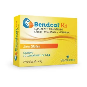 Suplemento Alimentar Bendcal K2 30 Comprimidos De 1,5g