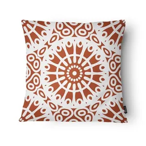 Capa Almofada Winter Pallet 1193323 Microfibra Terra Siena 43x43cm 1193323 - Tuti Gottô