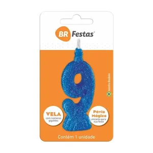 VELA BR FESTAS SUPER N°9 AZUL