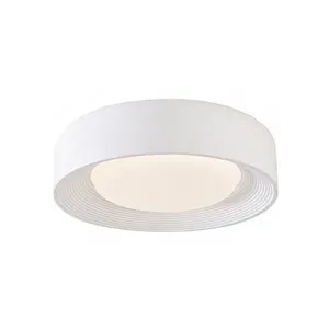 Plafon LED Dimerizável Veta 90018 com Controle Remoto Branco Bivolt Nordecor Iluminação Plafon LED Veta 90018 Dimerizável com Memória de Cor Branco Bivolt Nordecor Iluminação