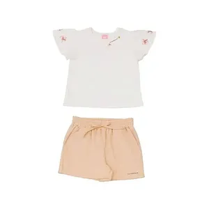 Conjunto Curto Lilica Ripilica Blusa e Short New Love Bege 1