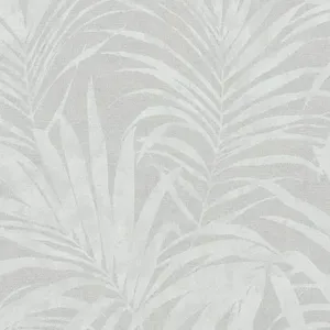 Papel De Parede Ivy Folhagem Cinza 6803-40