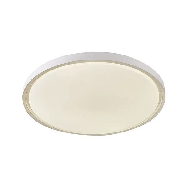 Plafon de Embutir LED Liny 90047 Redondo Dimerizável com Controle Remoto Branco Bivolt Nordecor Iluminação Plafon de Embutir LED Liny 90047 Redondo Dimerizável Branco Bivolt Nordecor Iluminação