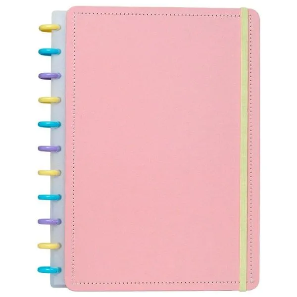 Caderno de Disco Disko Tutti Frutti Grande Capa Dura Reposicionável 80 Folhas Rosa Caderno de Disco Disko Tutti Frutti Grande Capa Dura 80 Folhas Rosa