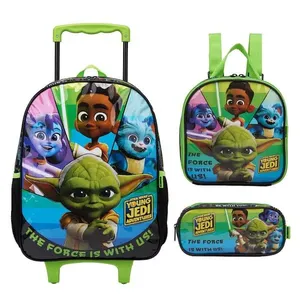 Kit Mochila Lancheira Estojo Xeryus Star Wars X Preto Único