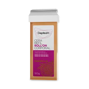 Cera Refil Roll-On Corporal Depilsam Maracujá 100G