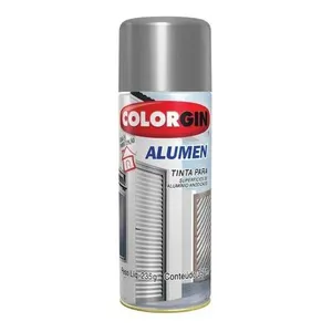 Tinta Acrílica em Spray para Alumínio Alumen Bronze Claro 771 Alta Resistência 350ml Colorgin Tinta Acrílica em Spray para Alumínio Alumen Bronze Claro 771 350ml Colorgin