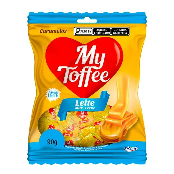 Bala My Toffee Leite 90g 239 - Riclan