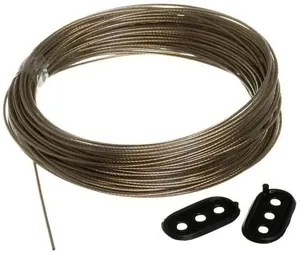 Corda Para Varal Aço Maxeb Revestido PVC 10M